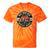 Hotrod Custom Car Automotive Nostalgia Distressed Tie-Dye T-Shirts Orange Tie-Dye