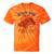Hotrod Rebel Automotive Nostalgia Old Car Distressed Premium Tri-Blend Tie-Dye T-Shirts Orange Tie-Dye