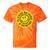 Be Kind Rewind Shirt Retro Nostalgia Sticker 80s 90s Tee Premium Tri-Blend Tie-Dye T-Shirts Orange Tie-Dye