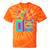 I Have No Idea What This Is Retro 70's 80's 90's Nostalgia Premium Tri-Blend Tie-Dye T-Shirts Orange Tie-Dye