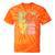 Peace Sign Love Groovy Vibes Costume Nostalgia 1980s Fashion Tie-Dye T-Shirts Orange Tie-Dye
