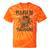 Please Be Patient I'm From The 1900s Horse Drawn Wagon Gifts Premium Tie-Dye T-Shirts Orange Tie-Dye