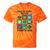 Please Be Patient With Me I'm From The 1900s Vintage 90s Premium Tri-Blend Tie-Dye T-Shirts Orange Tie-Dye