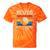 Pluto Never Forget Space Nostalgia Astronomy Humor Premium Tri-Blend Tie-Dye T-Shirts Orange Tie-Dye