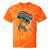 Retro 90s Boombox Nostalgia Party For Music Lovers Men Women Tie-Dye T-Shirts Orange Tie-Dye