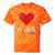 Retro Gamer 1 Life Pixel Heart – 8-Bit Gaming Nostalgia Tie-Dye T-Shirts Orange Tie-Dye