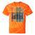 Retro Nineties Style Audio Tape Nostalgia Year 1990 Tie-Dye T-Shirts Orange Tie-Dye
