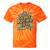 Retro Nostalgia Era Disco Groovy 80s 90s Vintage Aesthetic Premium Tri-Blend Tie-Dye T-Shirts Orange Tie-Dye