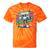 Retro Old Cassette Tape Cartoon With Walker Nostalgia Tie-Dye T-Shirts Orange Tie-Dye