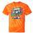 Retro Old Cassette Tape Cartoon With Walker Nostalgia Tie-Dye T-Shirts Orange Tie-Dye