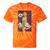 Retro Pop Art Vintage Style Blonde Psychedelic 50s Nostalgia Tie-Dye T-Shirts Orange Tie-Dye