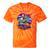 Retro Graphic Print With a Touch Of Nostalgia Tie-Dye T-Shirts Orange Tie-Dye Retro Graphic Print With a Touch Of Nostalgia Tie-Dye T-Shirts Orange Tie-Dye