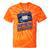 Rewind Good Times Retro VHS Tape Nostalgia 80s 90s Premium Tri-Blend Tie-Dye T-Shirts Orange Tie-Dye