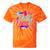 Totally 80's Colorful Retro 1980s Style Nostalgia Vibe Tie-Dye T-Shirts Orange Tie-Dye
