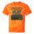 VHS Cassette Retro Analog Nostalgia Theme Tie-Dye T-Shirts Orange Tie-Dye