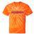 Video Cassette Tape VHS 80s 90s Nostalgia Costume Tie-Dye T-Shirts Orange Tie-Dye