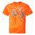 Vintage Bicycle With Playing Cards Nostalgia Premium Tri-Blend Tie-Dye T-Shirts Orange Tie-Dye