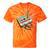 Vintage Cassette Tape And Pencil Nostalgia Party 70s 80s 90s Premium Tie-Dye T-Shirts Orange Tie-Dye