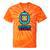 Women's Adulting Is A Myth Retro Pixel Pet Nostalgia Millennials Tie-Dye T-Shirts Orange Tie-Dye