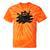Yk2 Grunge Scary Cat With Tail Tomboy 90s Nostalgia Indie Tie-Dye T-Shirts Orange Tie-Dye