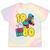 1980 Retro Raised In The 80s Old School Nostalgia Vibes Tie-Dye T-Shirts Hazy Rainbow Tie-Dye