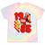 1985 Retro Roller Skate Vintage 80s Nostalgia Collector Tie-Dye T-Shirts Hazy Rainbow Tie-Dye