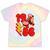 1986 Retro Roller Skate Vintage 80s Nostalgia Collector Tie-Dye T-Shirts Hazy Rainbow Tie-Dye