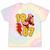 1987 Retro Roller Skate Vintage 80s Nostalgia Collector Tie-Dye T-Shirts Hazy Rainbow Tie-Dye