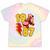1987 Retro Roller Skate Vintage 80s Nostalgia Collector Tie-Dye T-Shirts Hazy Rainbow Tie-Dye