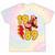1989 Retro Roller Skate Vintage 80s Nostalgia Collector Tie-Dye T-Shirts Hazy Rainbow Tie-Dye