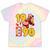 1990 Retro Raised On 90s Music Old School Nostalgia Punk Tie-Dye T-Shirts Hazy Rainbow Tie-Dye