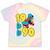 1990 Retro Raised In The 90s Old School Nostalgia Vibes Tie-Dye T-Shirts Hazy Rainbow Tie-Dye