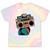 80s 90s Retro Party Costume Nostalgia Boombox Music Hip Hop Tie-Dye T-Shirts Hazy Rainbow Tie-Dye