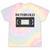 80s VHS Video Cassette Nostalgia Tie-Dye T-Shirts Hazy Rainbow Tie-Dye
