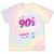 90's Party 90s Nostalgia Retro Rave Dance Music Tie-Dye T-Shirts Hazy Rainbow Tie-Dye