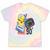 90s Retro Cassette And Walkman Nostalgia Graphic Tee Tie-Dye T-Shirts Hazy Rainbow Tie-Dye