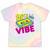 90's Vibe Retro Style Cassette Tape Nostalgia 1990s Party Premium Tri-Blend Tie-Dye T-Shirts Hazy Rainbow Tie-Dye