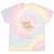 Analogue Nostalgia Typewriter Graphic Premium Tri-Blend Tie-Dye T-Shirts Hazy Rainbow Tie-Dye