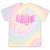 Angel Y2k Aesthetic 2000s Millennial Nostalgia Retro Pink Tie-Dye T-Shirts Hazy Rainbow Tie-Dye