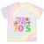 Back To The 70's Mixtape Era Nostalgia Retro 1970 70's Style Tie-Dye T-Shirts Hazy Rainbow Tie-Dye