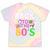 Back To The 80's Mixtape Era Nostalgia Retro 1980 80's Style Tie-Dye T-Shirts Hazy Rainbow Tie-Dye