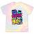 Back To The 90s Nostalgia Cassette Game Console Boombox Tie-Dye T-Shirts Hazy Rainbow Tie-Dye