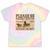 Boomer Millennial Please Be Patient I'm From The 1900s Premium Tie-Dye T-Shirts Hazy Rainbow Tie-Dye
