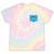 Bytes Of Memories Digital Nostalgia Concept Line Tie-Dye T-Shirts Hazy Rainbow Tie-Dye