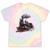 Classic Steam Train Enthusiasts Nostalgia For Train Lovers Tie-Dye T-Shirts Hazy Rainbow Tie-Dye