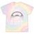 Easily Distracted By Old Cars Graphic Nostalgia Tie-Dye T-Shirts Hazy Rainbow Tie-Dye