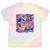 EAT THE RICH 90S NOSTALGIA WHALE ORCA YAHCT RETRO Tie-Dye T-Shirts Hazy Rainbow Tie-Dye