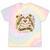 Elder Emo Club Skeleton Hands Heart Nostalgia Premium Tri-Blend Tie-Dye T-Shirts Hazy Rainbow Tie-Dye