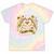 Elder Emo Club Skeleton Hands Heart Nostalgia Tie-Dye T-Shirts Hazy Rainbow Tie-Dye