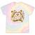 Elder Emo Club Skeleton Hands Heart Nostalgia Tie-Dye T-Shirts Hazy Rainbow Tie-Dye